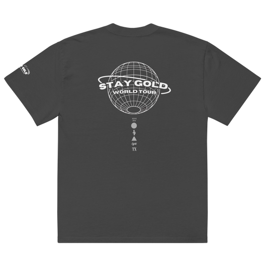 Stay Gold World Tour Oversized faded t-shirt