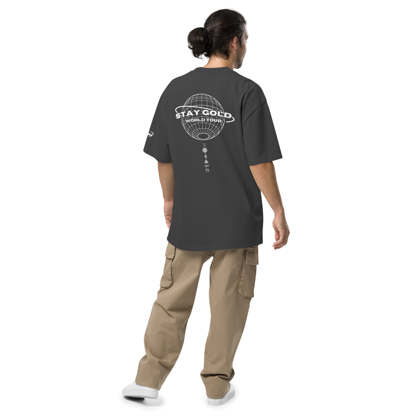 Stay Gold World Tour Oversized faded t-shirt