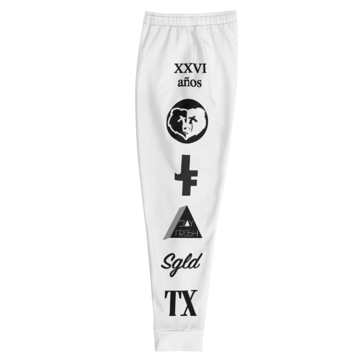 Stay Gold Patches White Joggers