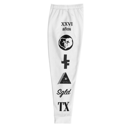 Stay Gold Patches White Joggers