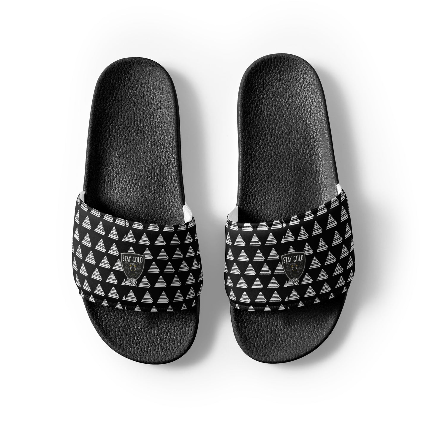 Stay Gold Pyramid Slides Black