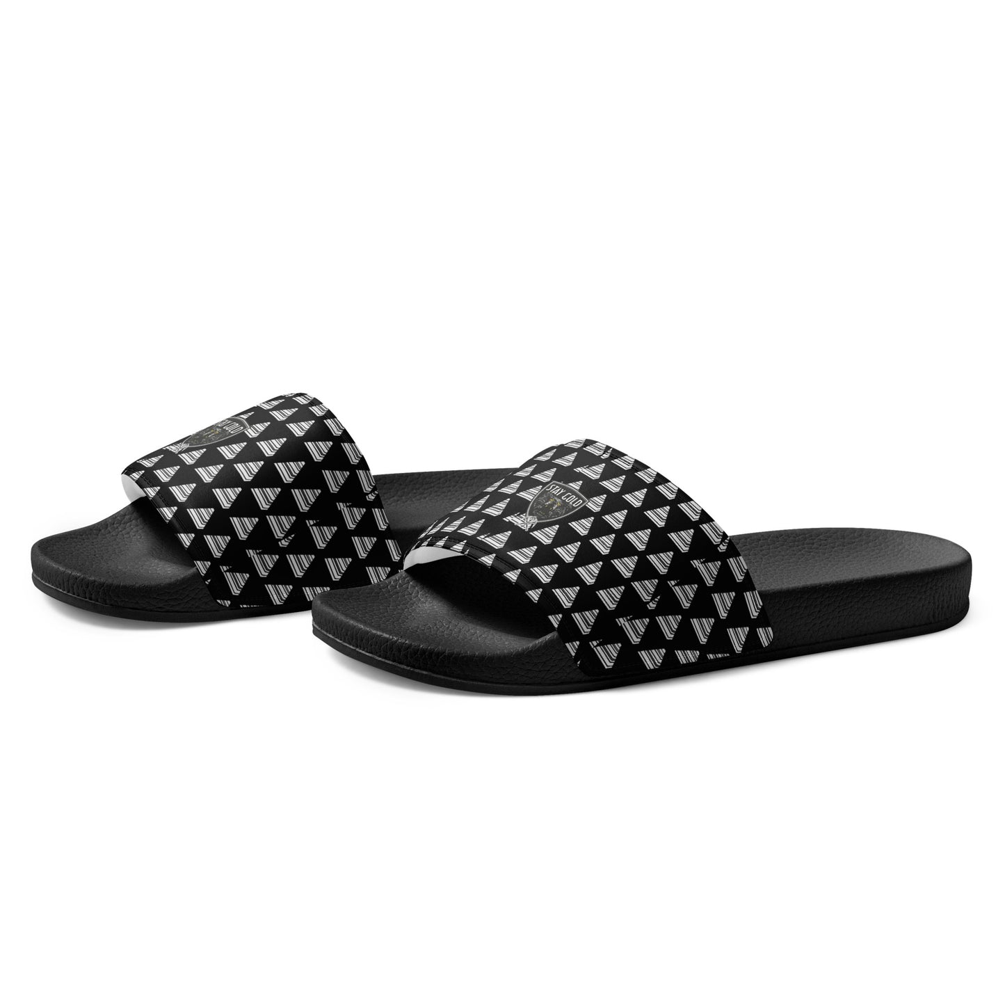Stay Gold Pyramid Slides Black