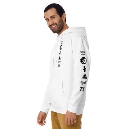 Stay gold Patches White Hoodie