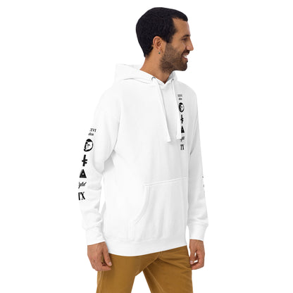 Stay gold Patches White Hoodie